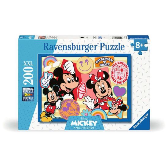 Puzzle Ravensburger Unterwegs mit Mickey und Minnie XXL 200 Teil