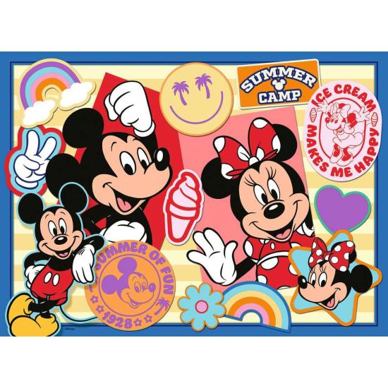 Puzzle Ravensburger Unterwegs mit Mickey und Minnie XXL 200 Teil