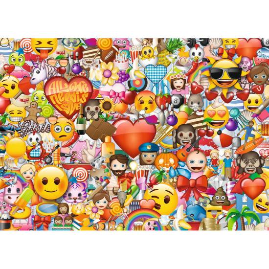 Ravensburger Emoji-Puzzle, die Emoticons 1000 Teile