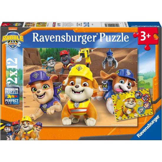Puzzle Ravensburger Rubble Crew 2x12 Teile