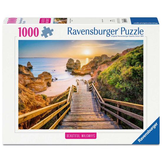 Puzzle Ravensburger Treppe Zum Strand Von Camilo, Algarve 1000 T