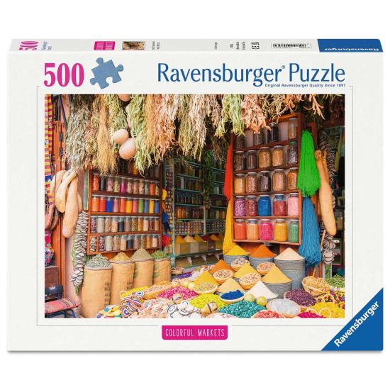 Puzzle Ravensburger Bunte Gewürze, Marokko 500 Teile