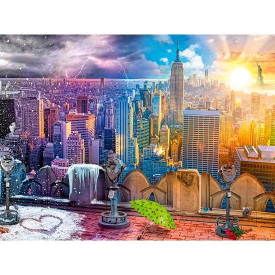 Ravensburger Jahreszeiten von New York Puzzle 1500 Teile