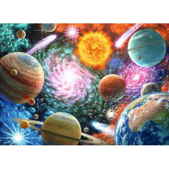 Ravensburger XXL Sterne und Planeten Puzzle mit 100 Teilen