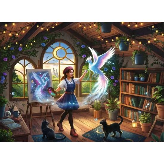 Puzzle Ravensburger Magisches Studio 500 Teile