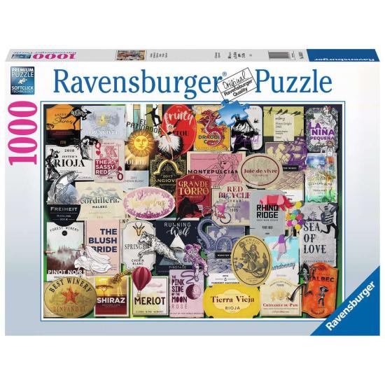 Ravensburger Weinetiketten-Puzzle 1000 Teile