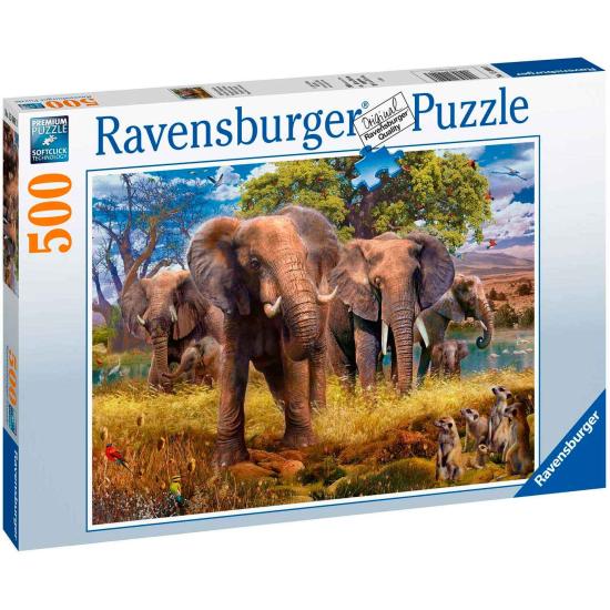 Ravensburger Elefantenfamilie Puzzle 500 Teile