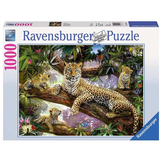 Ravensburger Leopardenfamilie 1000-teiliges Puzzle