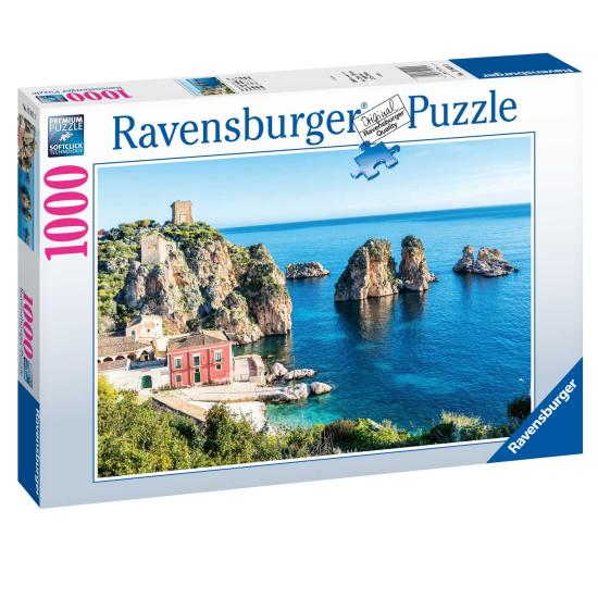 Ravensburger Faraglioni-Puzzle aus Scopello, Sizilien, 1000 Teil
