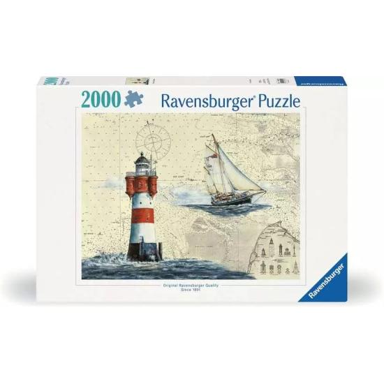 Puzzle Ravensburger Romantischer Leuchtturm 2000 Teile