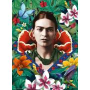 Puzzle Ravensburger Frida, Blühende Fantasie 500 Teile