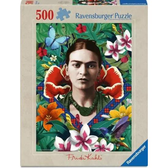 Puzzle Ravensburger Frida, Blühende Fantasie 500 Teile
