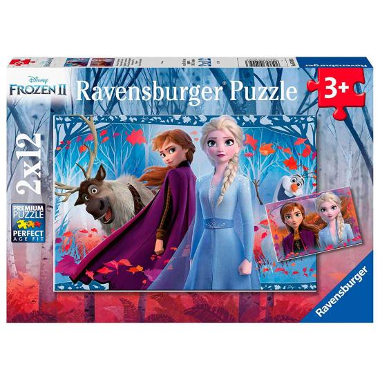 Ravensburger Frozen 2 Puzzle mit 2x12 Teilen