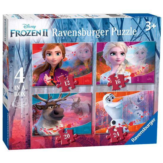 Ravensburger Frozen 2 progressives Puzzle mit 12+16+20+24 Teilen