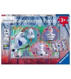 Ravensburger Frozen Olaf Puzzle 2x12 Teile
