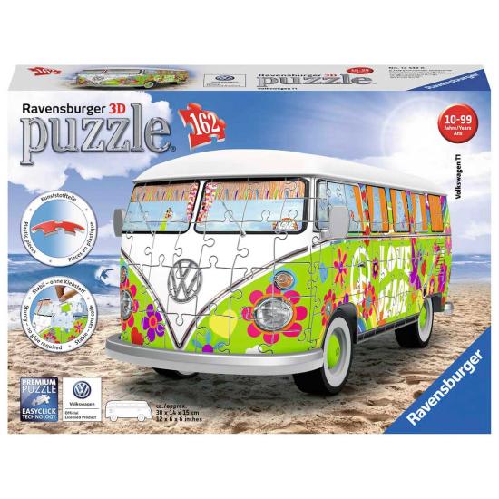 Ravensburger Volkswagen Hippie Style 3D Van Puzzle 162 P.