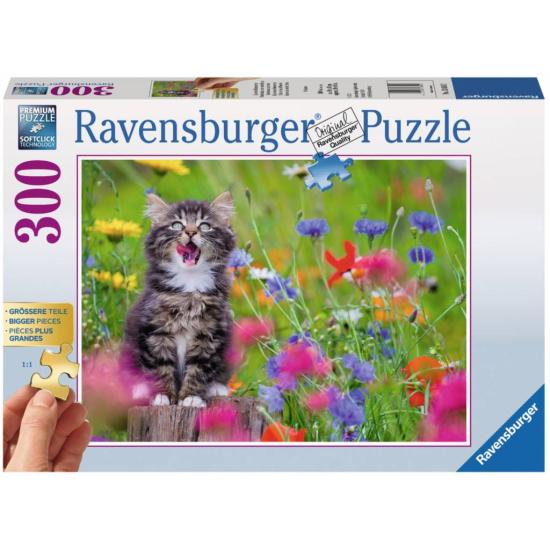 Ravensburger Kätzchen im Blumenmeer Puzzle 300 Teile XX