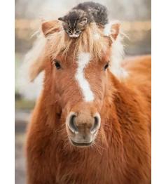 Puzzle Ravensburger Kleines Kätzchen Reiter 500 Teile