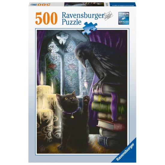 Ravensburger Schwarze Katze und Rabe 500-teiliges Puzzle