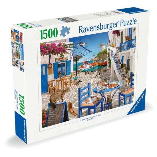 Puzzle Ravensburger Katzen von Mykonos 1500 Teile Puzzle Ravensburger Katzen von Mykonos 1500 Teile