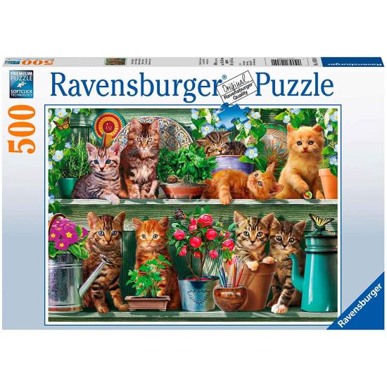 Ravensburger Cats on the Shelf 500-teiliges Puzzle