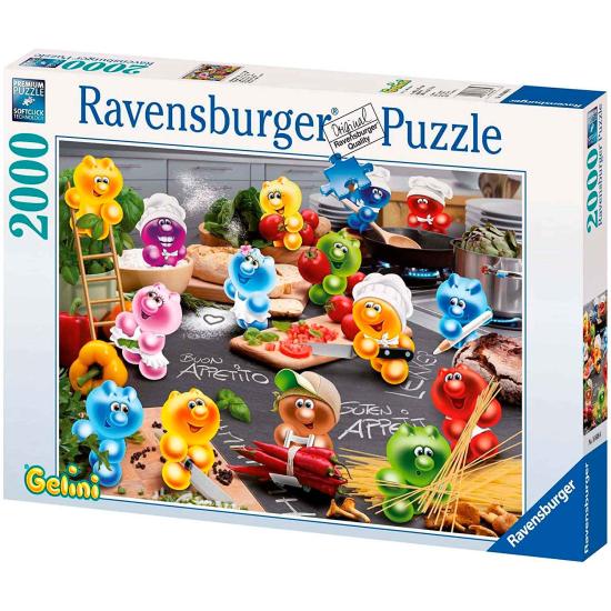 Ravensburger Gelini Puzzle Küche, Kochen, Leidenschaft 2000 Teil