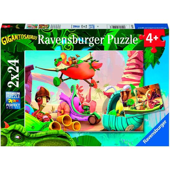 Ravensburger Gigantosaurus Puzzle 2x24 Teile