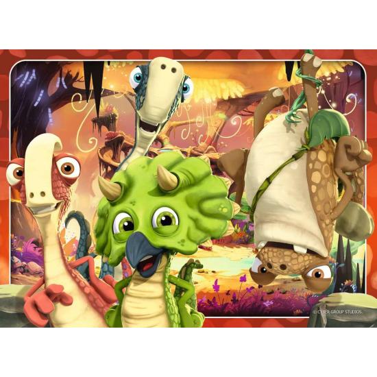 Ravensburger Gigantosaurus progressives Puzzle mit 12+16+20+24 T