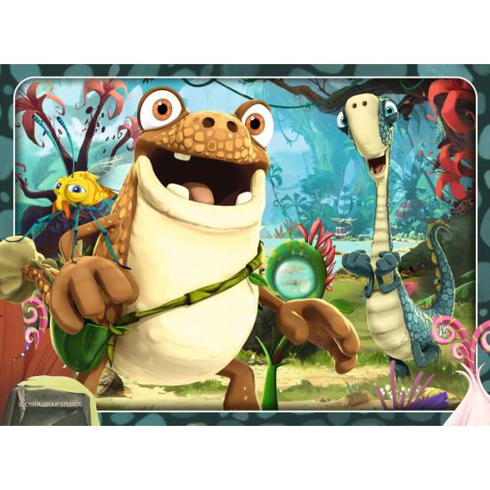 Ravensburger Gigantosaurus progressives Puzzle mit 12+16+20+24 T