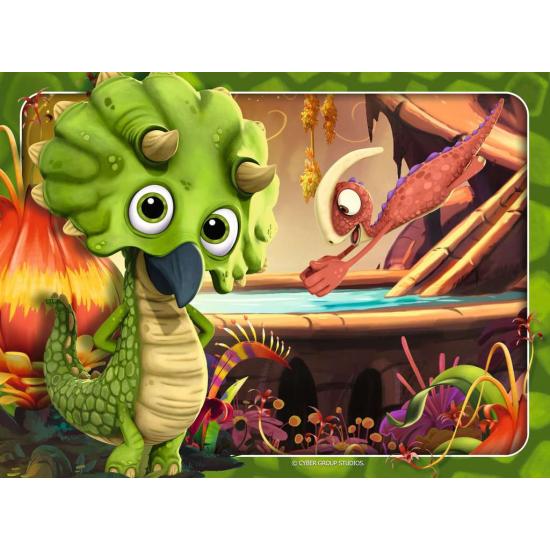 Ravensburger Gigantosaurus progressives Puzzle mit 12+16+20+24 T