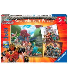 Ravensburger Gormiti Puzzle 3x49 Teile