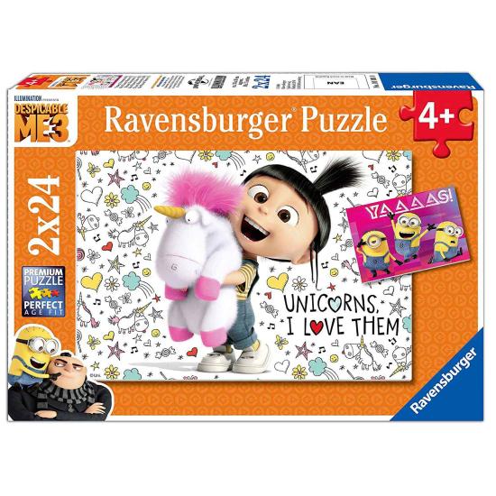 Ravensburger Puzzle „Ich – Einfach unverbesserlich“ 2x24 Teile