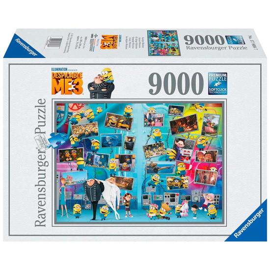 Ravensburger Cheerful Minions Puzzle, Lieblingsschurke, 9000 Tei