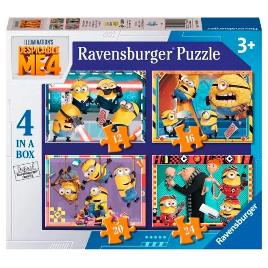 Puzzle Ravensburger Gru progressives mit 12+16+20+24 Teile