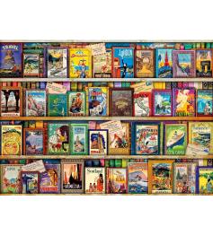 Puzzle Ravensburger Vintage-Reiseführer 500 Teile