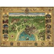 Ravensburger Harry Potter Hogwarts Kartenpuzzle 1500 Teile