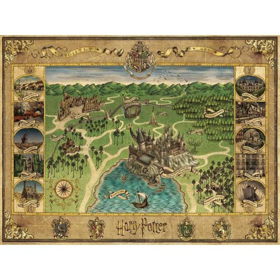 Ravensburger Harry Potter Hogwarts Kartenpuzzle 1500 Teile Ravensburger Harry Potter Hogwarts Kartenpuzzle 1500 Teile
