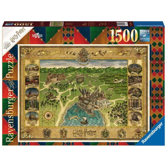 Ravensburger Harry Potter Hogwarts Kartenpuzzle 1500 Teile Ravensburger Harry Potter Hogwarts Kartenpuzzle 1500 Teile
