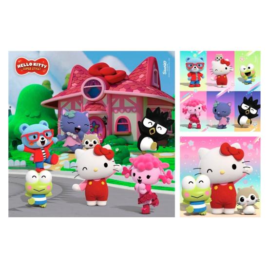 Puzzle Ravensburger Hello Kitty 3x49 Teilen