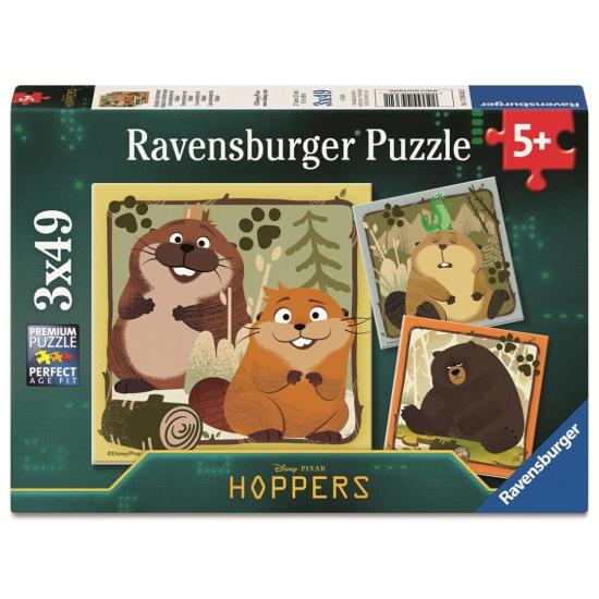 Puzzle Ravensburger Hoppers mit 3x49 Teilen