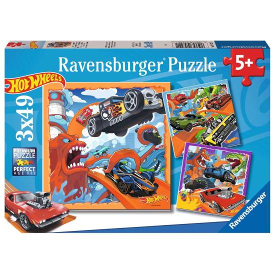 Ravensburger Hot Wheels Puzzle 3x49 Teile Ravensburger Hot Wheels Puzzle 3x49 Teile