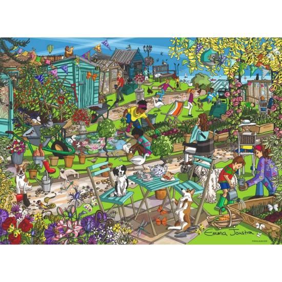 Puzzle Ravensburger Kleingarten Am Meer 500 Teile