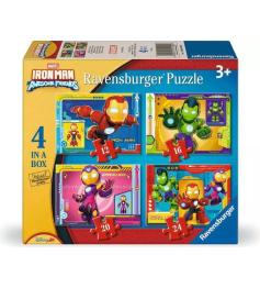 Puzzle Ravensburger Iron Man Awesome Friends 12+16+20+24 Teile
