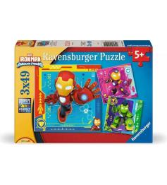 Puzzle Ravensburger Iron Man Awesome Friends 3x49 Teilen