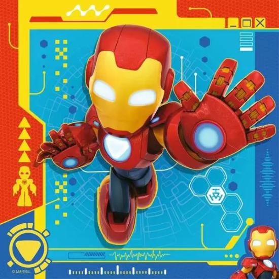 Puzzle Ravensburger Iron Man Awesome Friends 3x49 Teilen