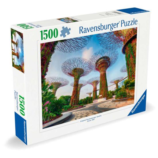 Puzzle Ravensburger Garten an der Bucht von Singapur 1500 Teile