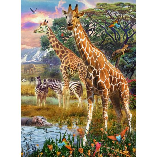 Ravensburger Giraffen in Afrika XXL-Puzzle mit 150 Teilen