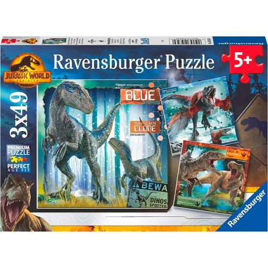Ravensburger Jurassic World Dominion Puzzle 3x49 Teile