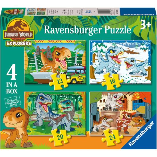 Puzzle Ravensburger Jurassic World progressives mit 12+16+20+24