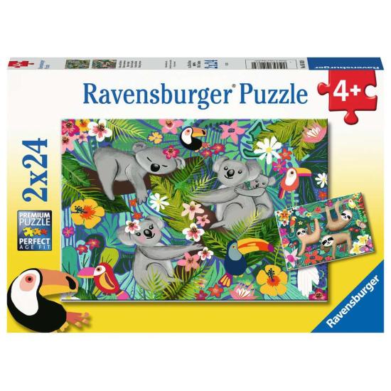 Ravensburger Koalas und Faultiere Puzzle 2x24 Teile